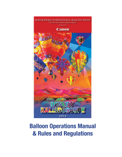 2016 Ops Manual  - Albuquerque International Balloon Fiesta