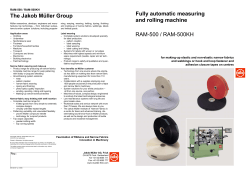 Fully automatic measuring and rolling machine