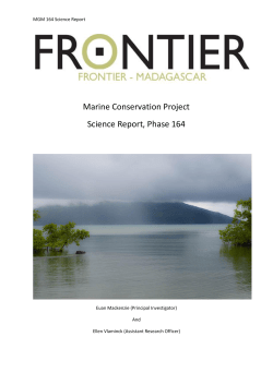 Madagascar Marine Conservation Science Report 164