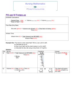 Nursing Mathematics - Centennial College Libraries