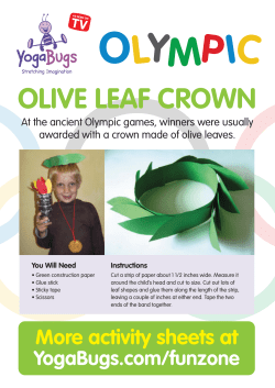 At the ancient Olympic games, winners were usually awarded with a