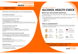 ALCOHOL HEALTH CHECK