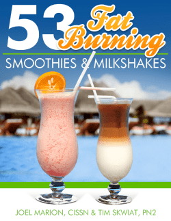 53 Fat Burning Smoothie Recipes