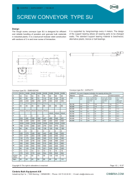 screw conveyor type su