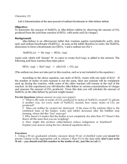 lab 2 - alka seltzer