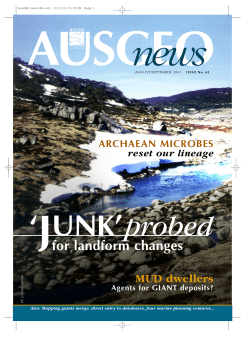 for landform changes - Geoscience Australia