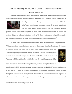 Spain`s Identity Reflected in Goya in the Prado Museum