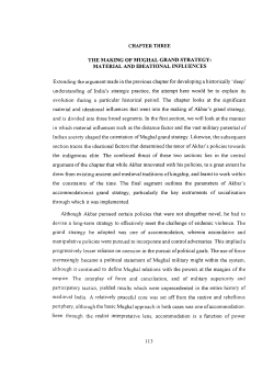THE MAKING OF MUGHAL GRAND STRATEGY