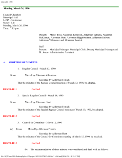 March 26, 1990 - City of Surrey