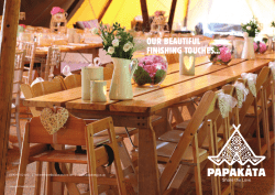 PapaK&aring;ta Teepee Finishing Touches Brochure
