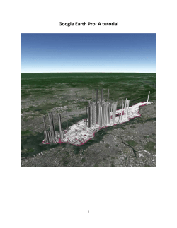 Google Earth Pro: A tutorial