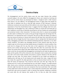 Theories of Aging