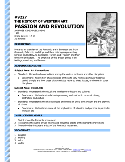 passion and revolution - Captioned Media Program