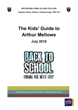 The Kids` Guide to Arthur Mellows