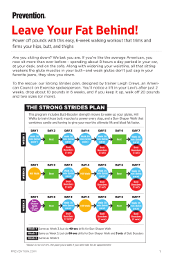 Leave Your Fat Behind! Walking Workout
