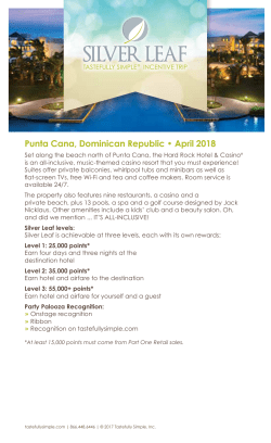 Punta Cana, Dominican Republic &bull; April 2018