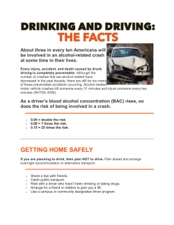 Drinking and Driving