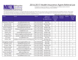 Agents Serving Milwaukee