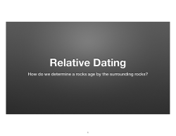 Unit 5 - Geologic Time