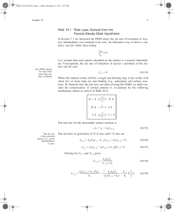 Rate Law Derived From Pseudo-Steady