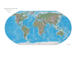 Physical Map of the World, April 2008