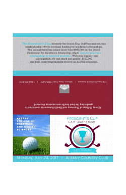 Monday, July 24, 2017 | Albany Country Club