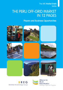 the peru off-grid market in 12 pages