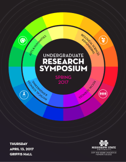 research symposium - Shackouls Honor College