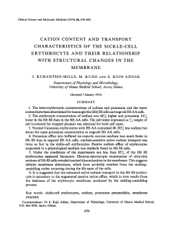 Cation Content and Transport Characteristics of