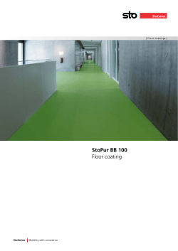 StoPur BB 100 Floor coating