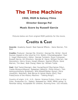 The Time Machine film (1960)