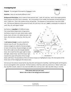 Investigating Soil - Science