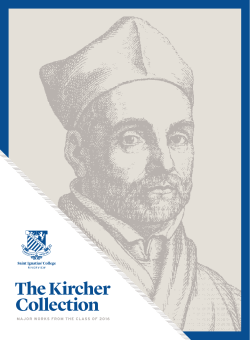 The Kircher Collection - Saint Ignatius` College Riverview