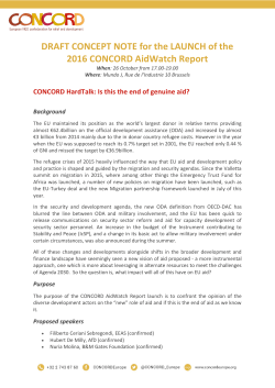 Concept note - CONCORD Europe