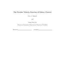 The Peculiar Velocity Function of Galaxy Clusters