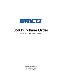 850 Purchase Order