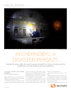 in chernobyl, a disaster Persists