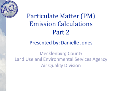 PM Stack Test and Asphalt Calculation Examples