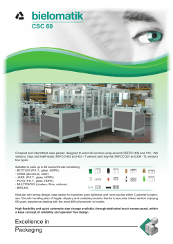 CSC 60 - Bielomatik Packaging