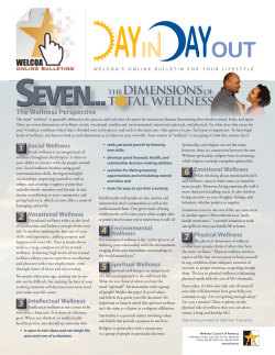 The Wellness Perspective