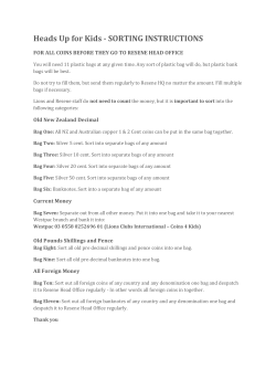 Heads Up for Kids - SORTING INSTRUCTIONS