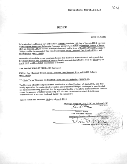 Obligee, and in the amount of One Hundred Twenty Seven