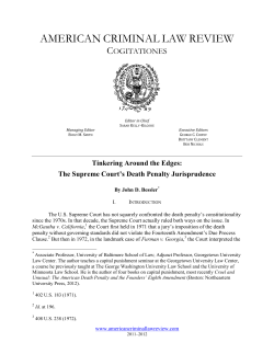 Here - American Criminal Law Review