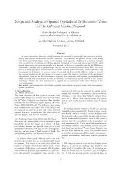 Design and Analysis of Optimal Operational Orbits around Venus for