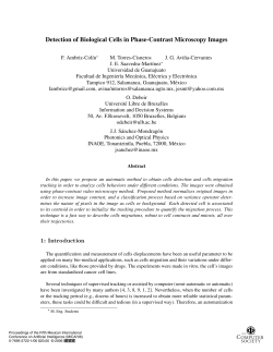 Detection of Biological Cells in Phase