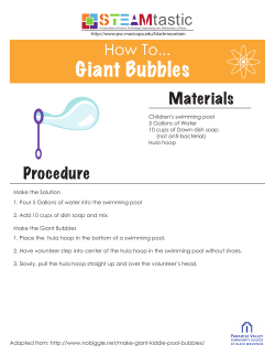 Giant Bubbles