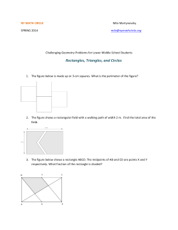 Geometry Problems Handout