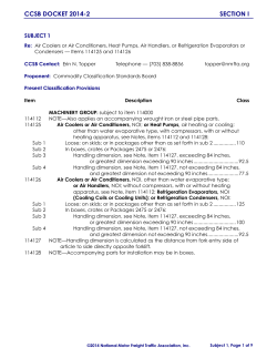 ccsb docket 2014-2 section i
