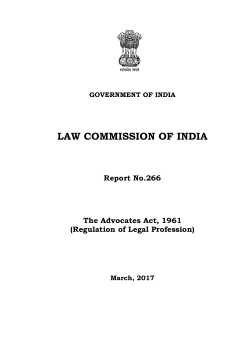 Report No.266 - Law Commission of India