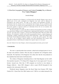3. What Role Geographical Distances and Cultural Proximity Play in
